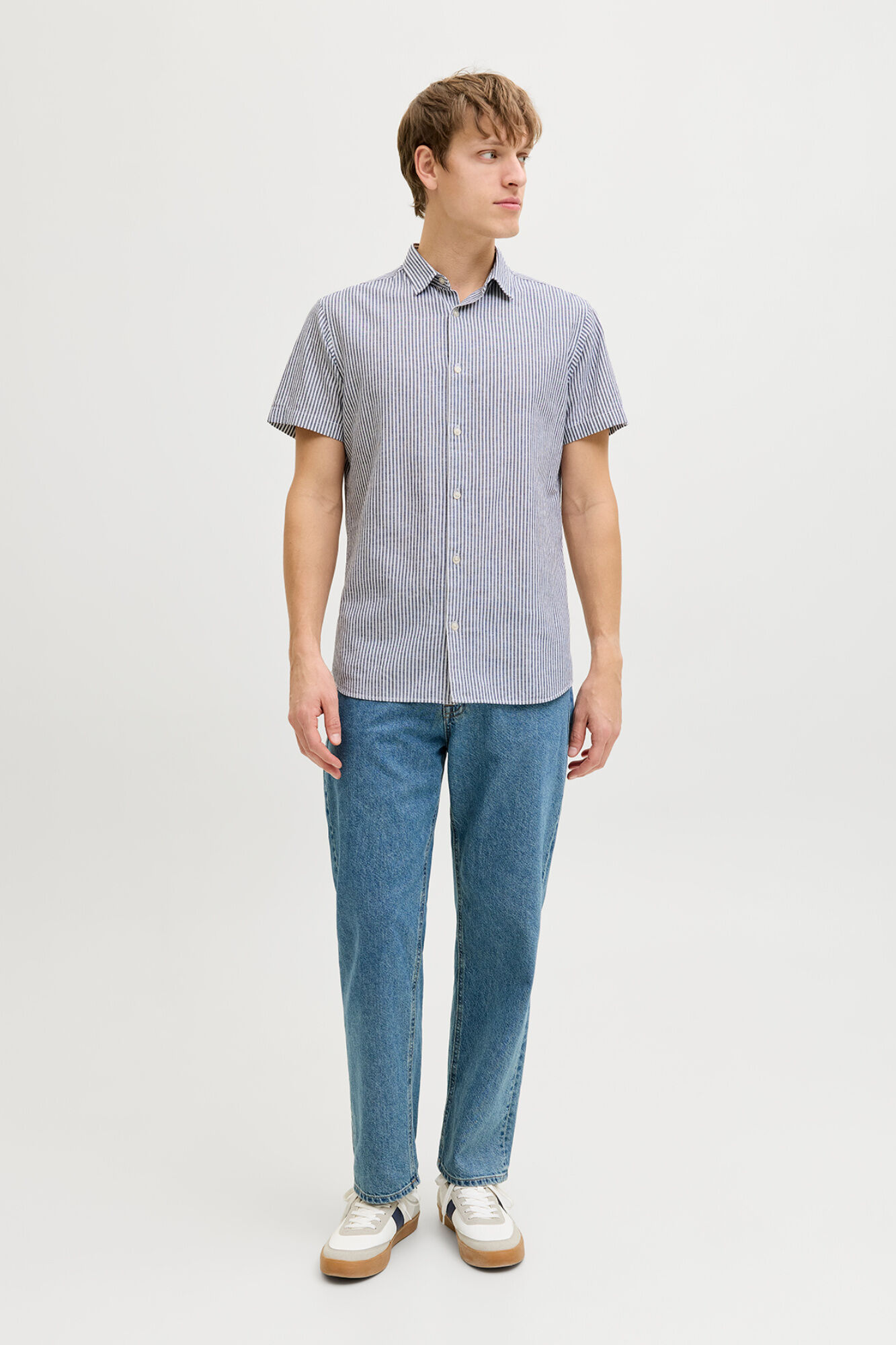 JJ REBEL Camisa comfort fit lino