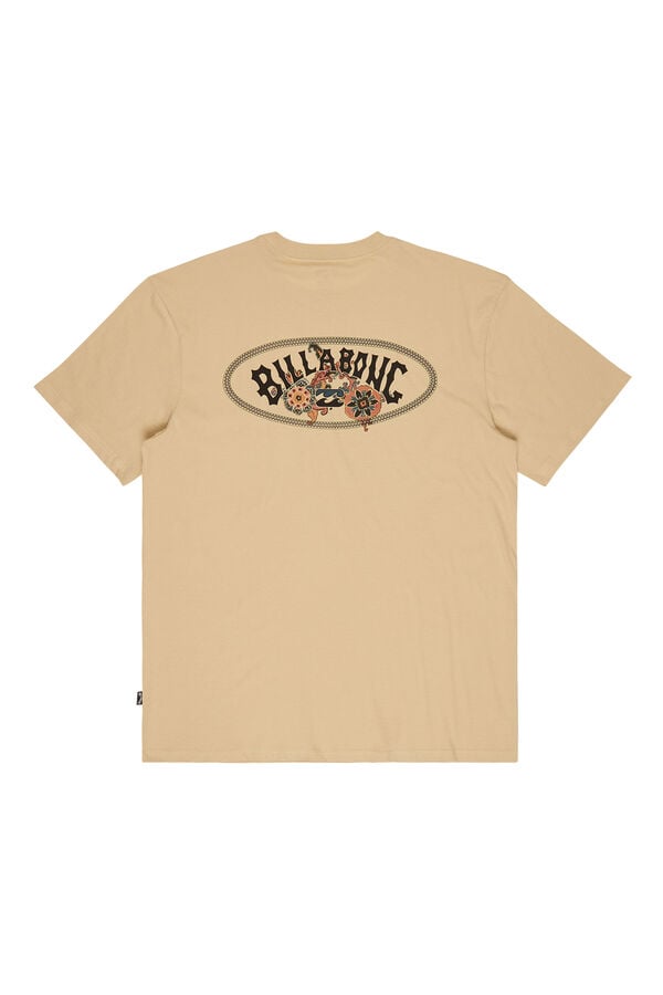 Billabong T-shirt manga curta bege