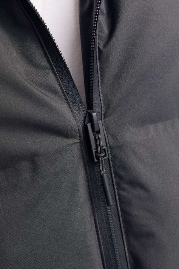 Jack & Jones Casaco acolchoado capuz cinzento