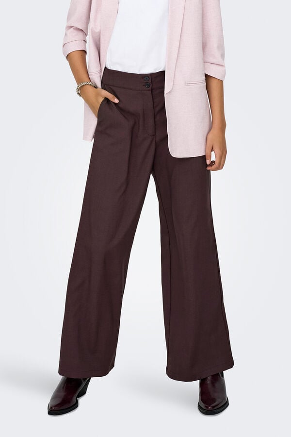 JDY Cal&ccedil;a largas e esvoa&ccedil;antes vermelho