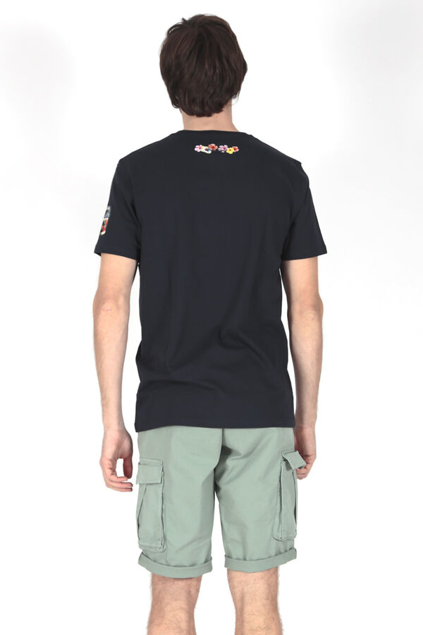 Brave Soul Short cargo con siete bolsillos kaki