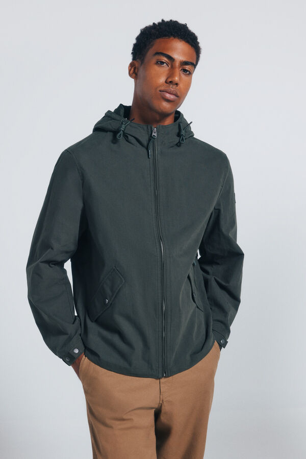 Springfield Parka algod&oacute;n kaki