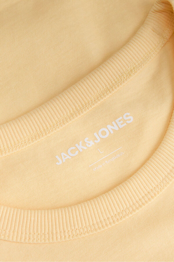 Jack & Jones Camiseta b&aacute;sica regular amarillo