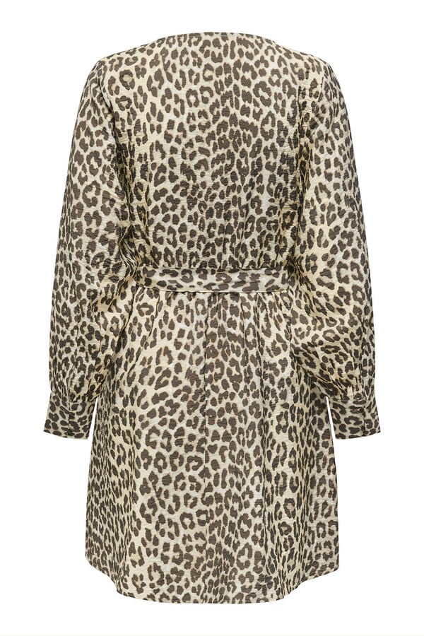 JDY Vestido curto esvoa&ccedil;ante cinzento