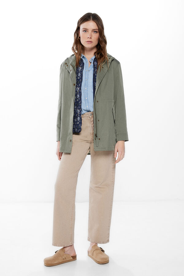 Springfield Parka Capucha 2 en 1 verde