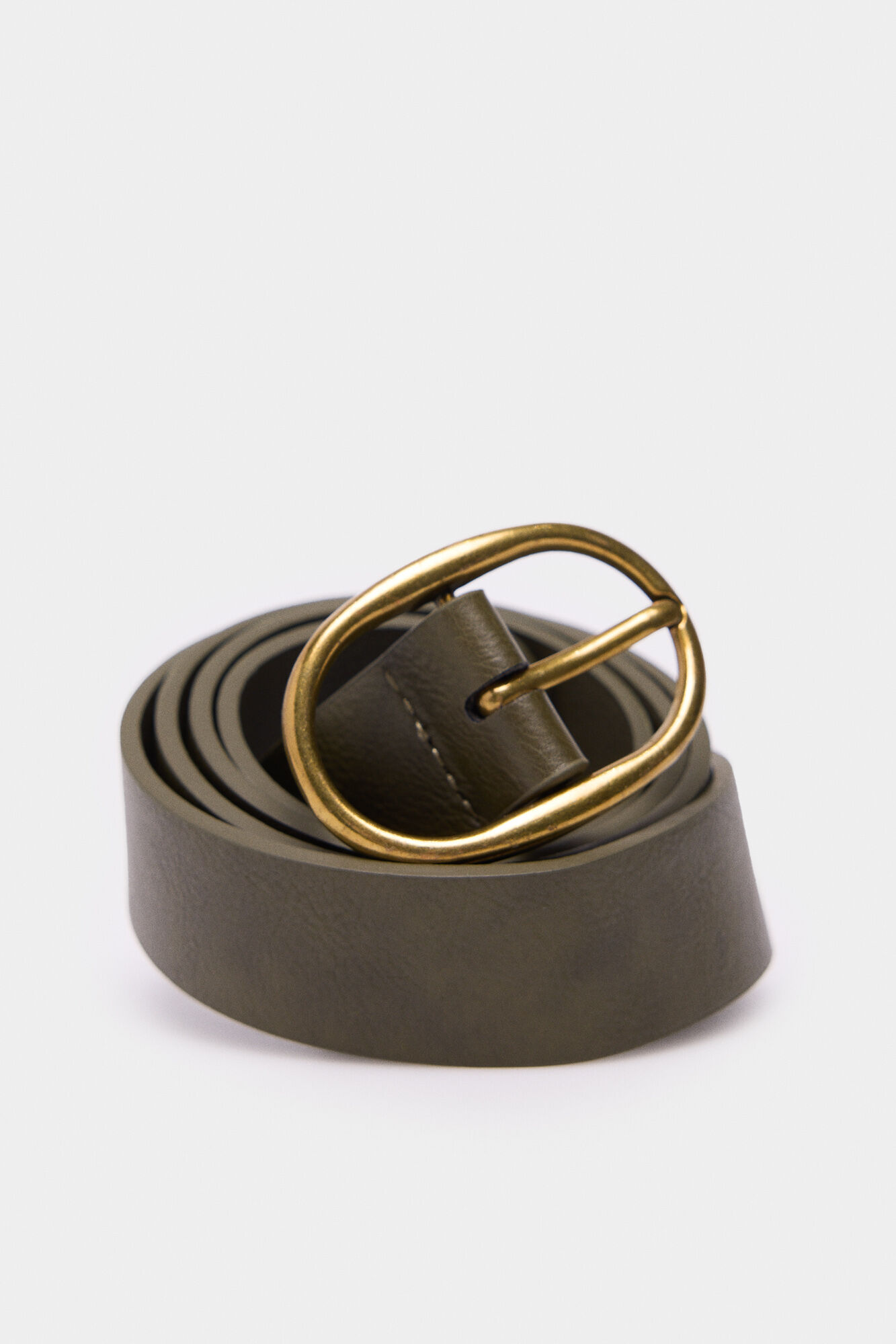 Springfield Cintur&oacute;n vintage caqui