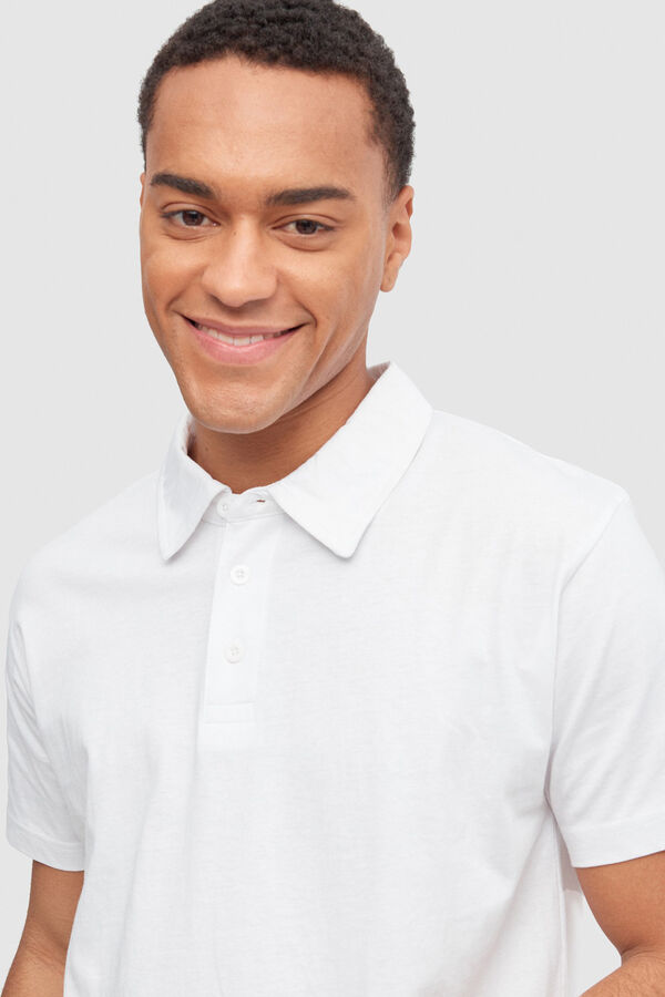 Inside Polo B&aacute;sico blanco