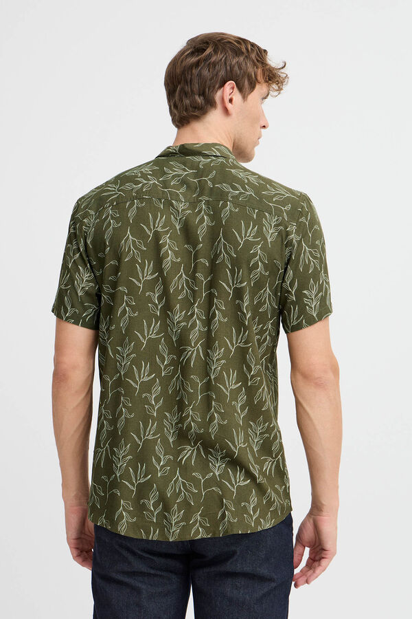 Blend Camisa de manga curta Bhadan     Caqui escuro