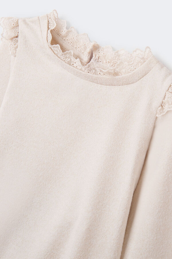 Springfield Kids T-shirt com bordado su&iacute;&ccedil;o para menina estampado