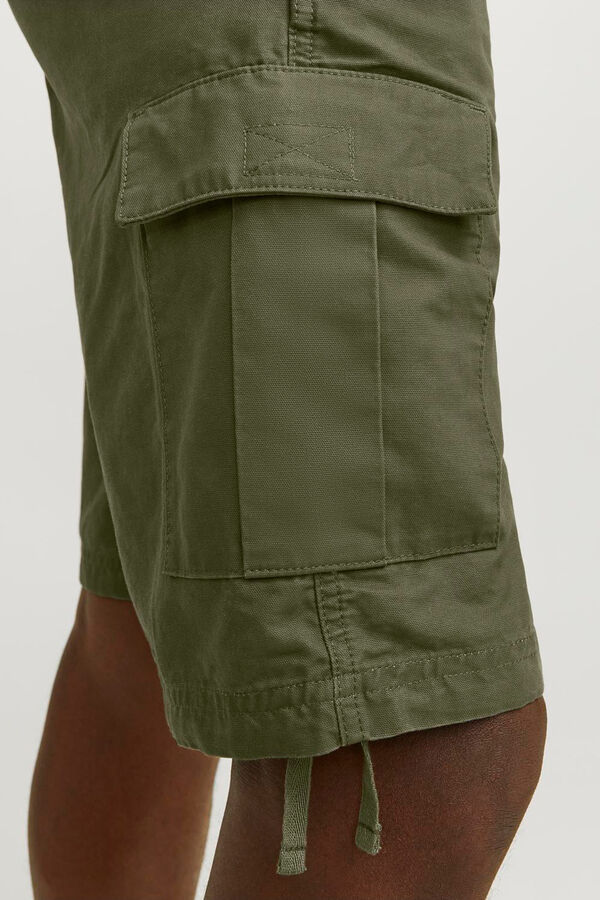 Jack & Jones Shorts cargo de regular fit verde