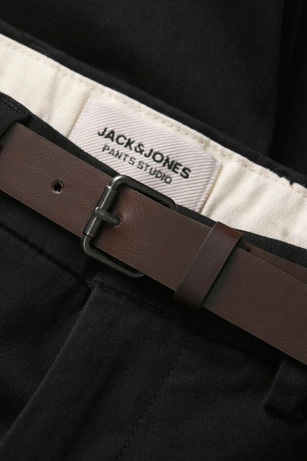 Jack & Jones Bermuda chino cinturon negro