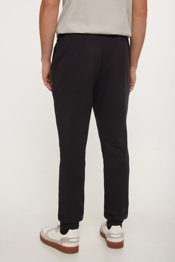 Springfield Pantalón Jogger con Cordón negro