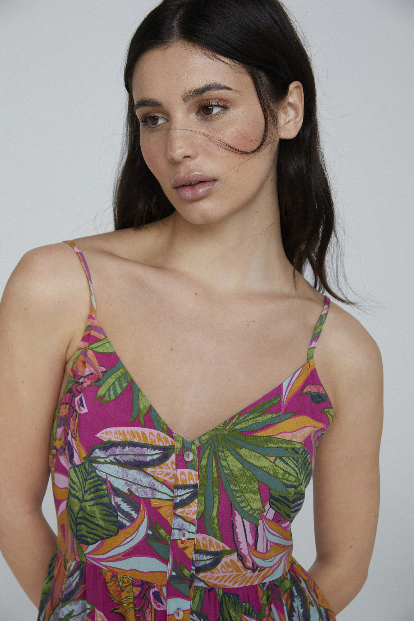 Only Vestido corto tirantes