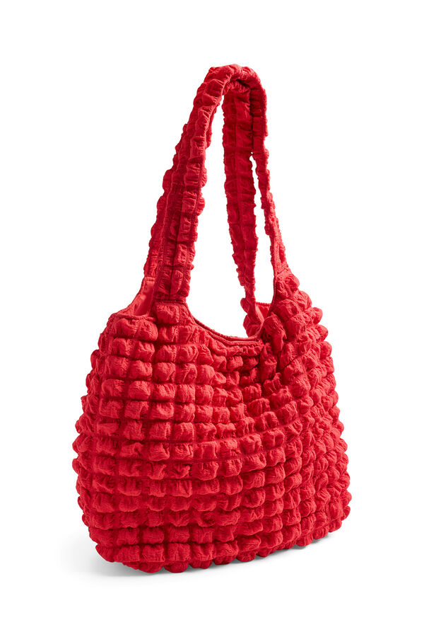 Pieces Bolso shopper con estructura rojo