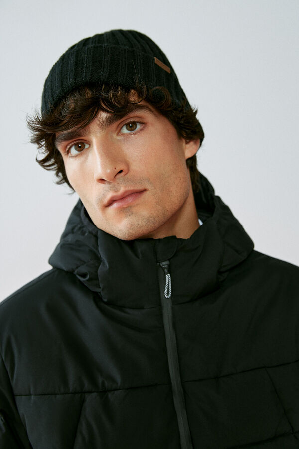 Springfield Chaqueta acolchada t&eacute;rmica negro