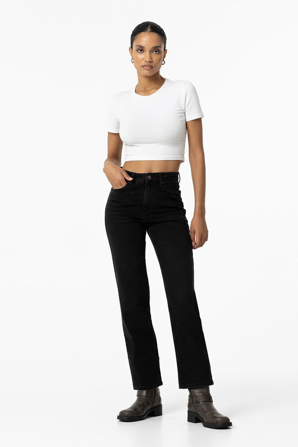 Tiffosi Jeans Amy Straight Fit negro