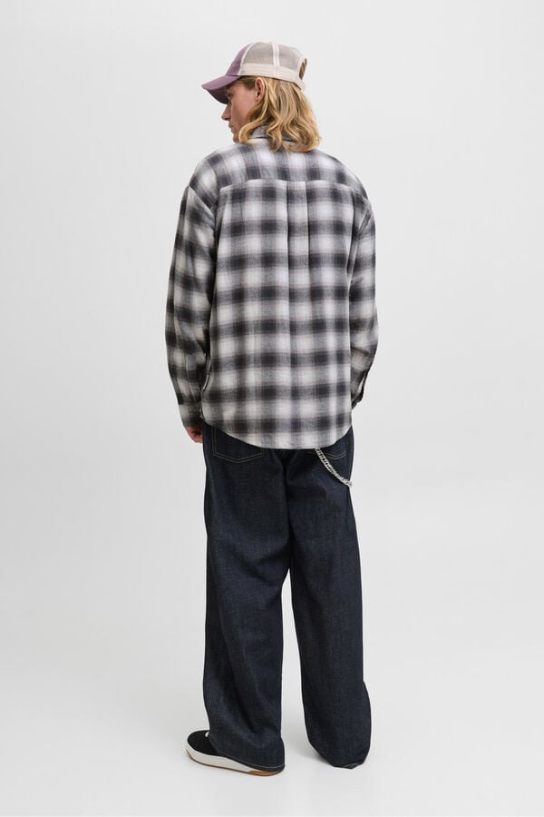 Jack & Jones Camisa cuadros negro