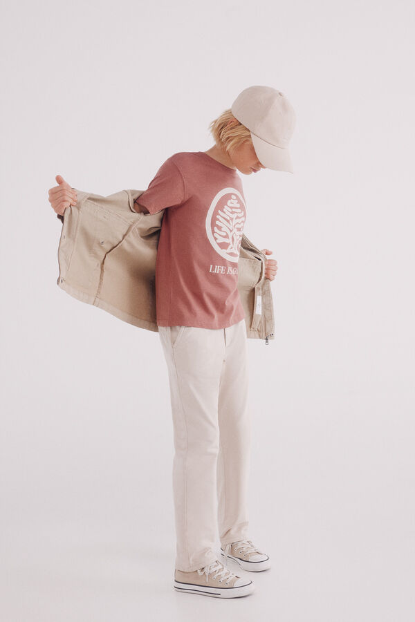 Springfield Kids Camiseta Arbol ni&ntilde;o rosa