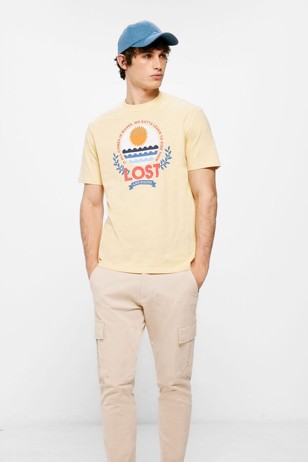 Springfield Camiseta lost amarillo