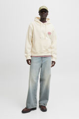 Jack & Jones Sweatshirt capuz do est&uacute;dio branco