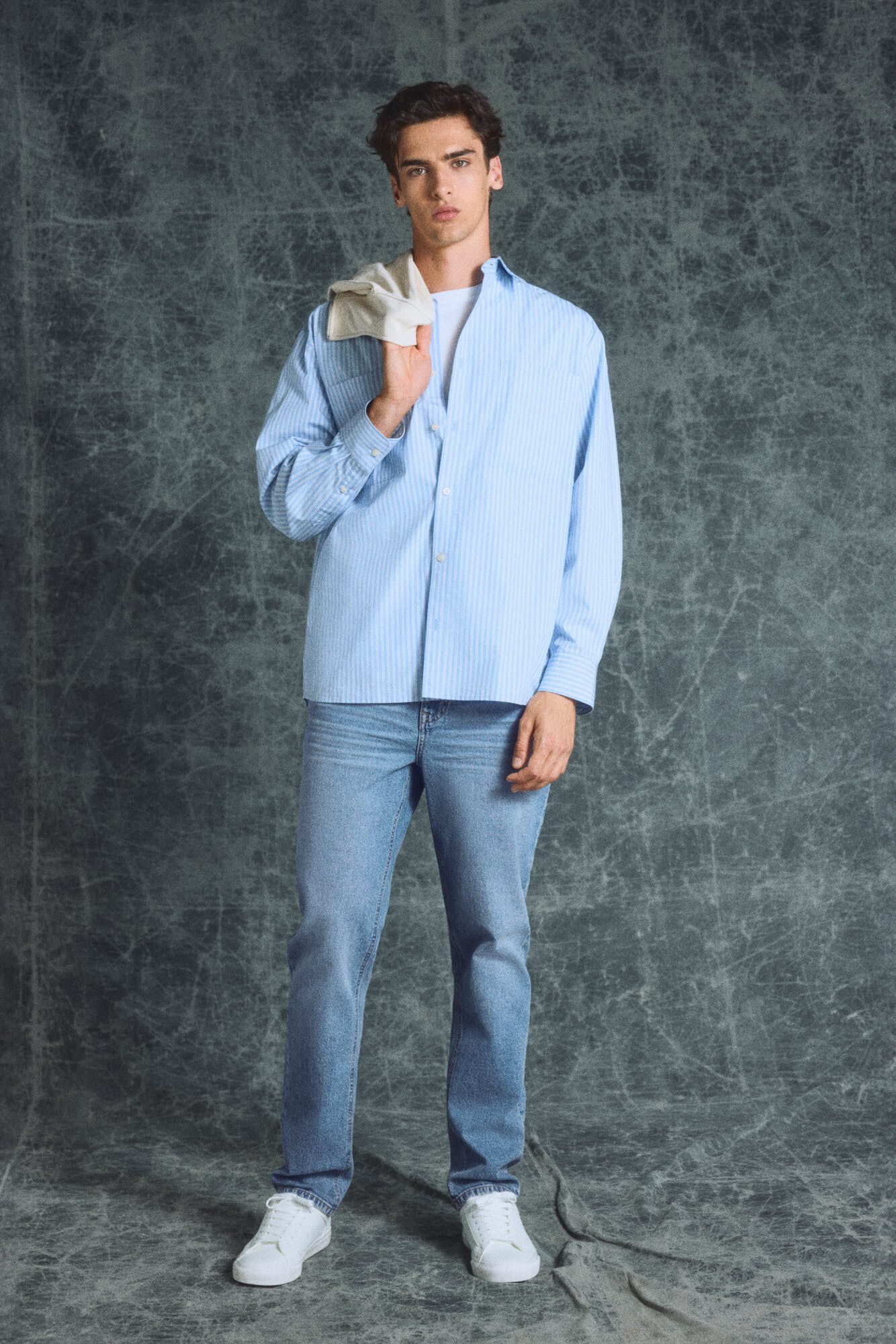 Springfield Cal&ccedil;a jeans preta regular