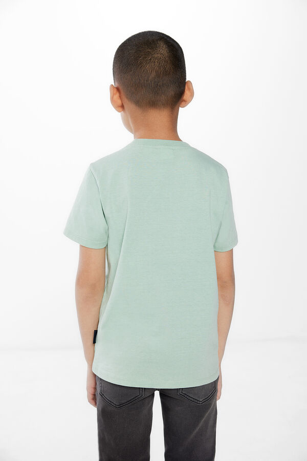 Springfield Kids T-shirt print "no limits" menino verde