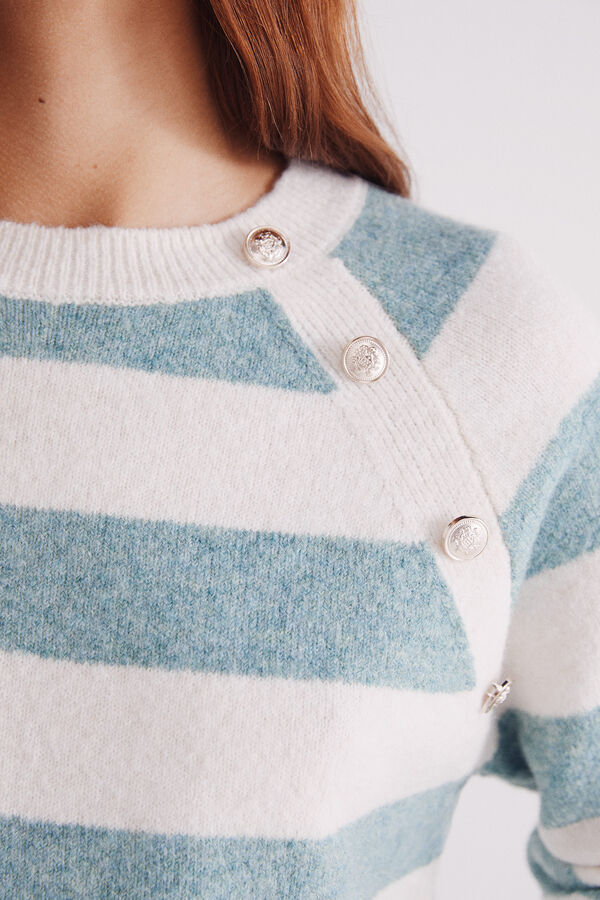 Springfield Camisola riscas kodak verde