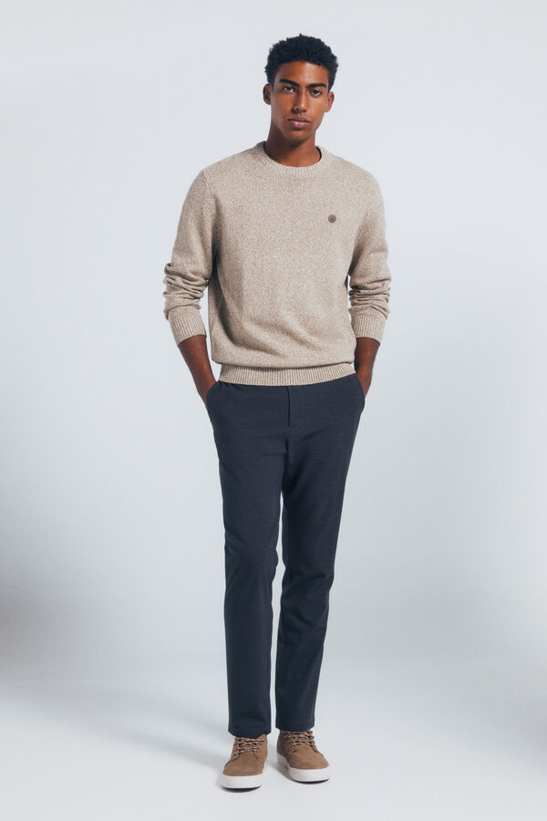 Springfield Jersey liso fantas&iacute;a torzal beige