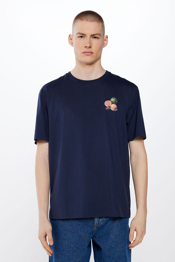 Springfield Camiseta picnic azul