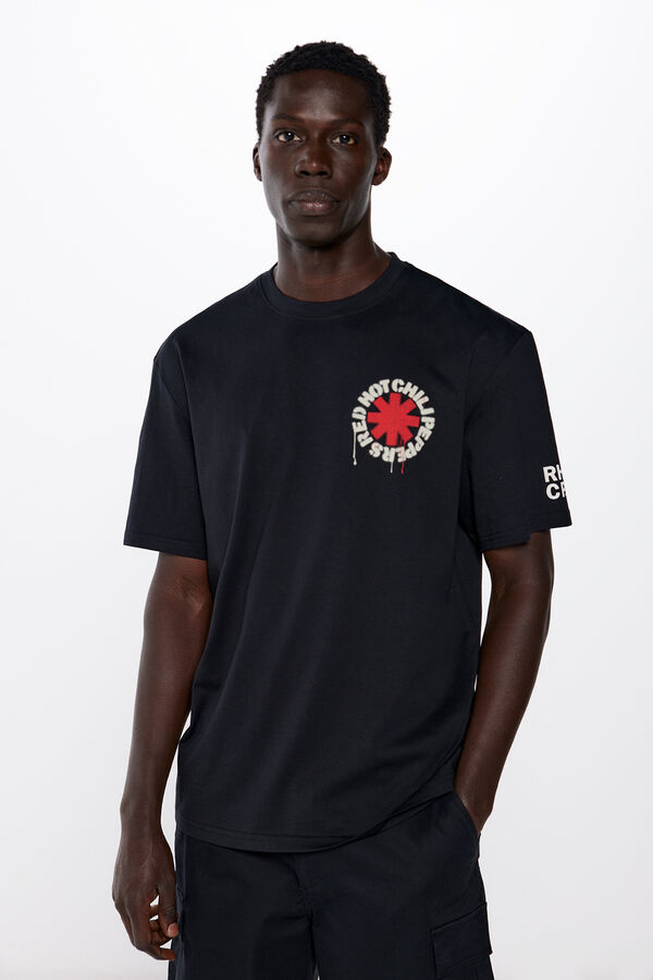 Springfield T-shirt Red Hot Chilli Peppers preto
