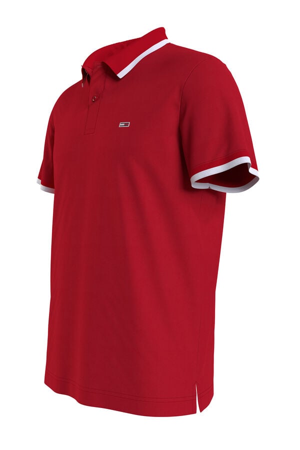 Tommy Jeans Polo de hombre Tommy Jeans rojo