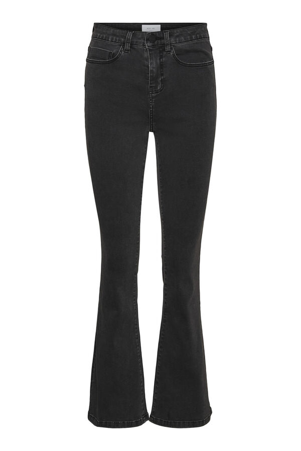 Noisy May Jeans Bootcut cinzento