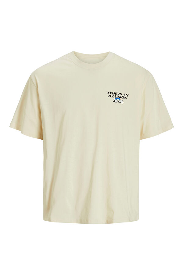 Jack & Jones Camiseta de manga curta com ajuste solto branco