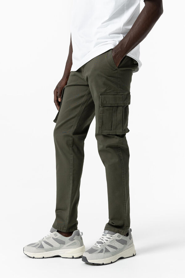Tiffosi Pantal&oacute;n Cargo Comfort Fit verde