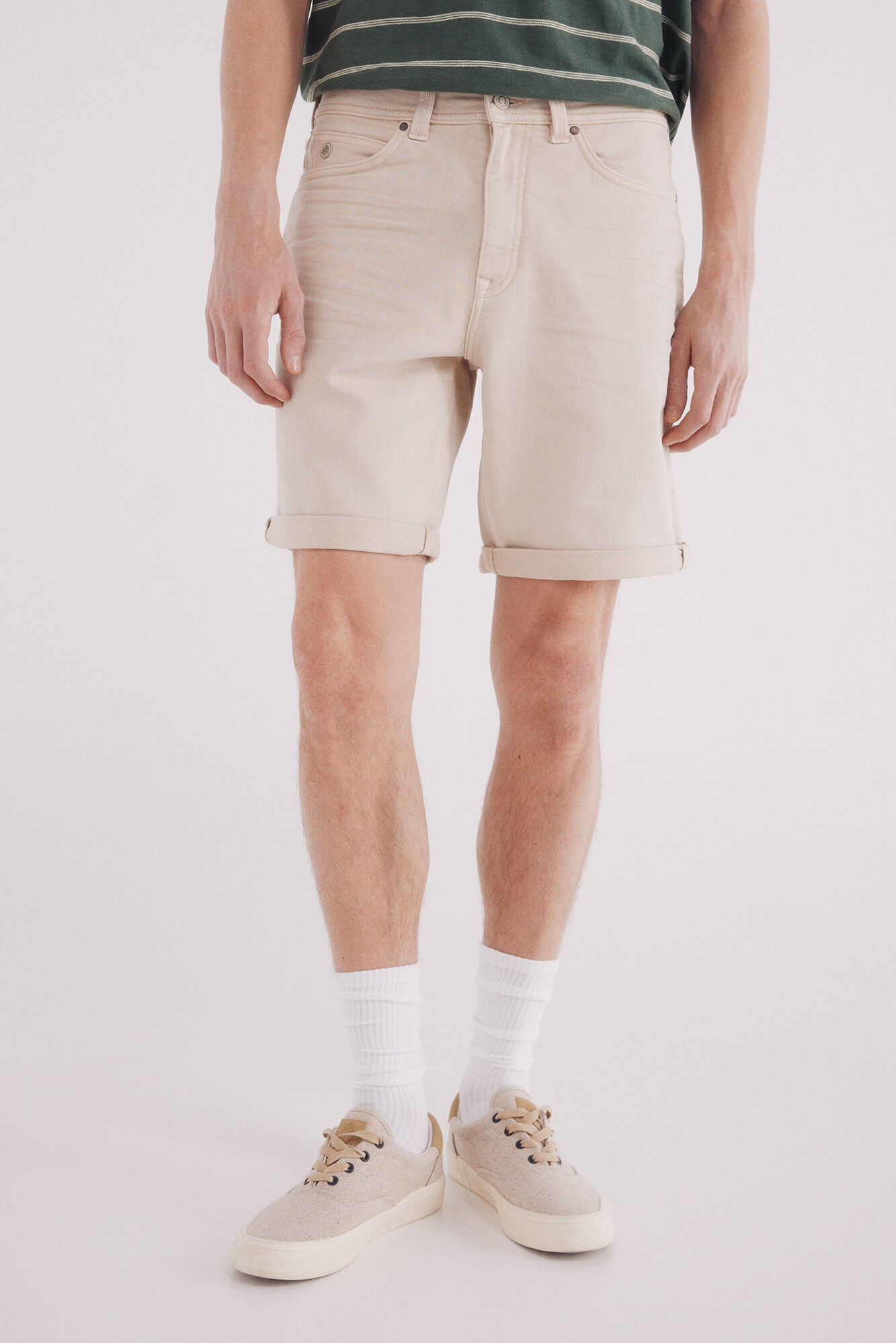 Springfield Bernuda em malha lavada