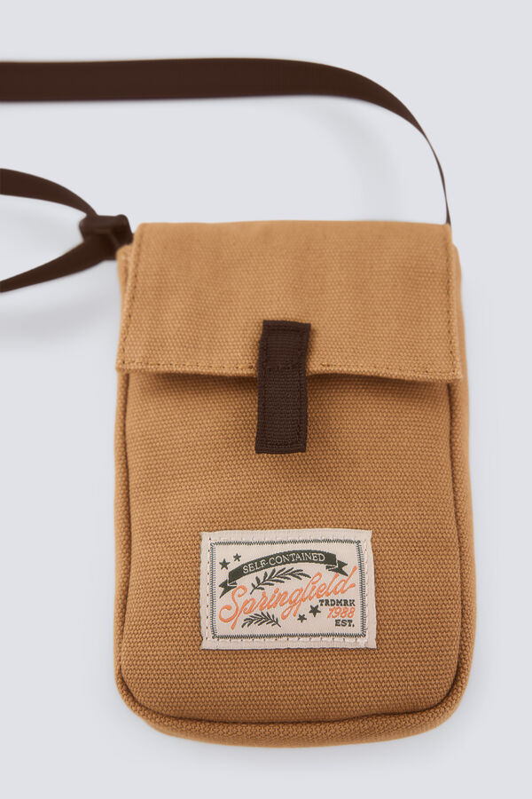 Springfield Bolso peque&ntilde;o cruzado beige
