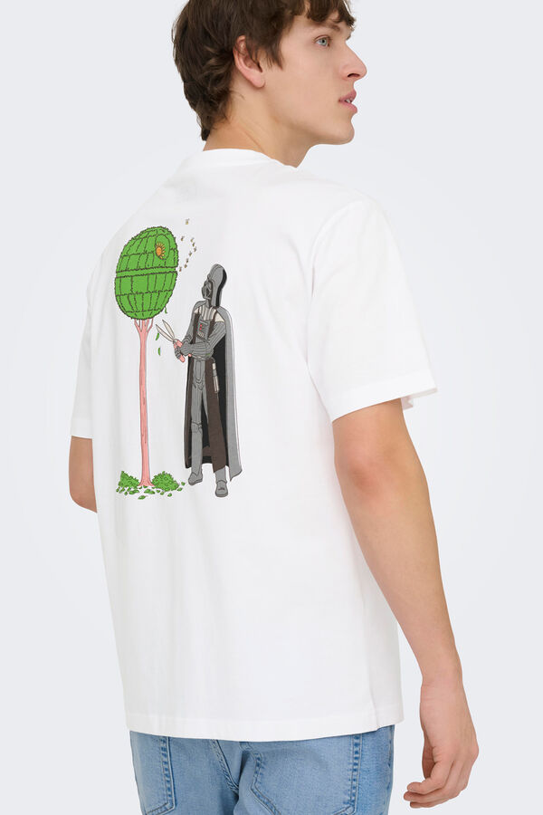 Only & Sons T-shirt de manga curta branco