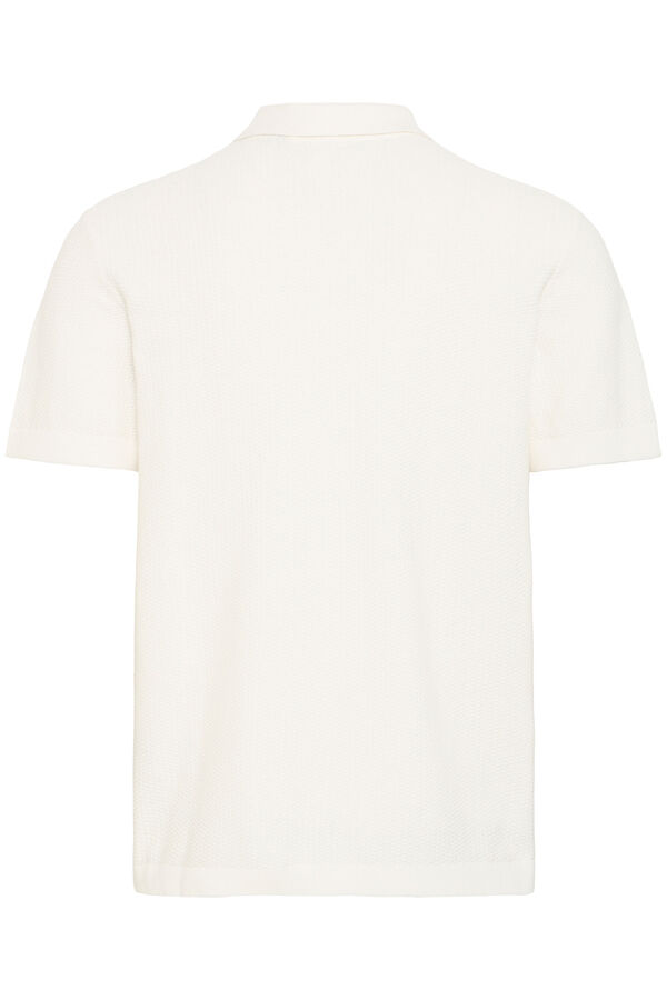 Blend Polo Punto Fino Bhaiden blanco