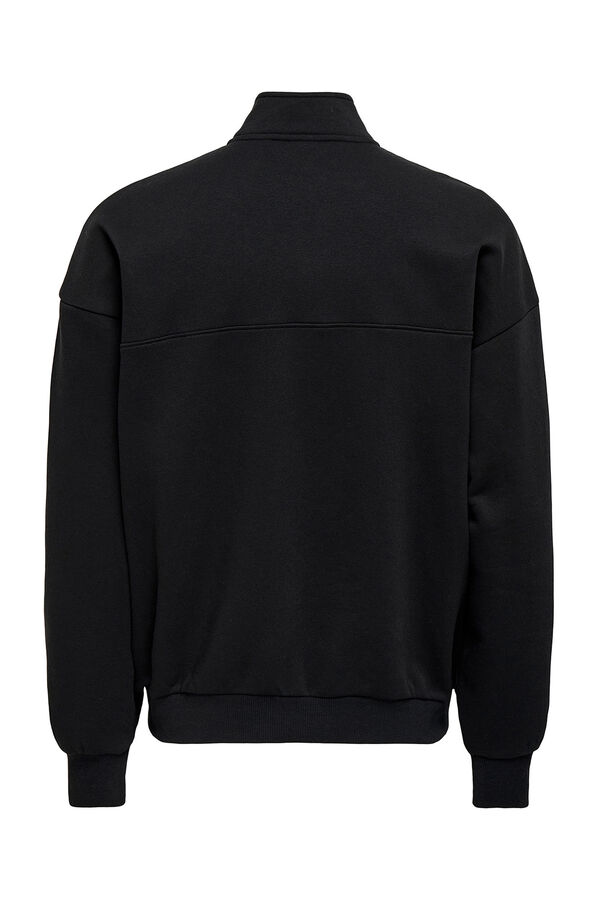 Only & Sons Sudadera con cremallera. negro