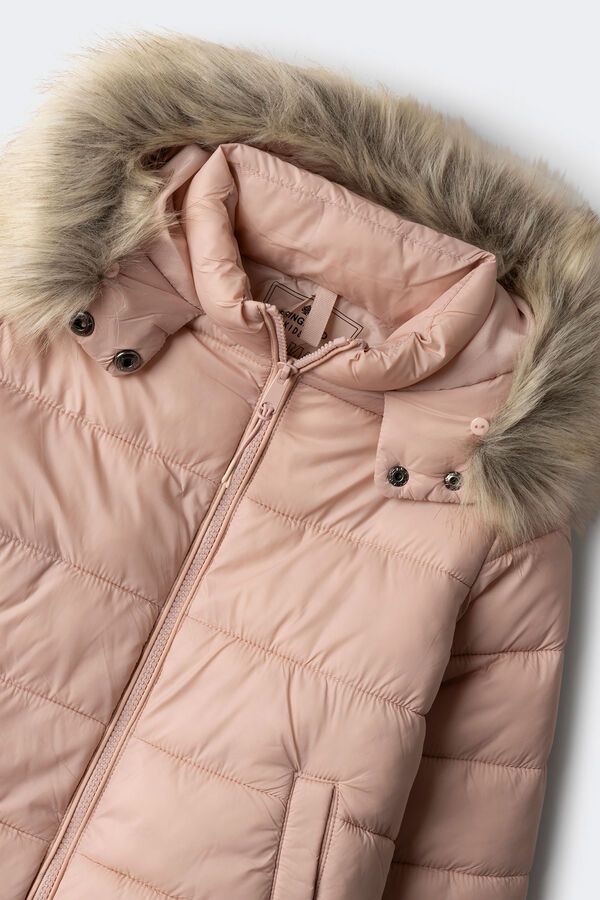 Springfield Kids Casaco acolchoado para menina rosa