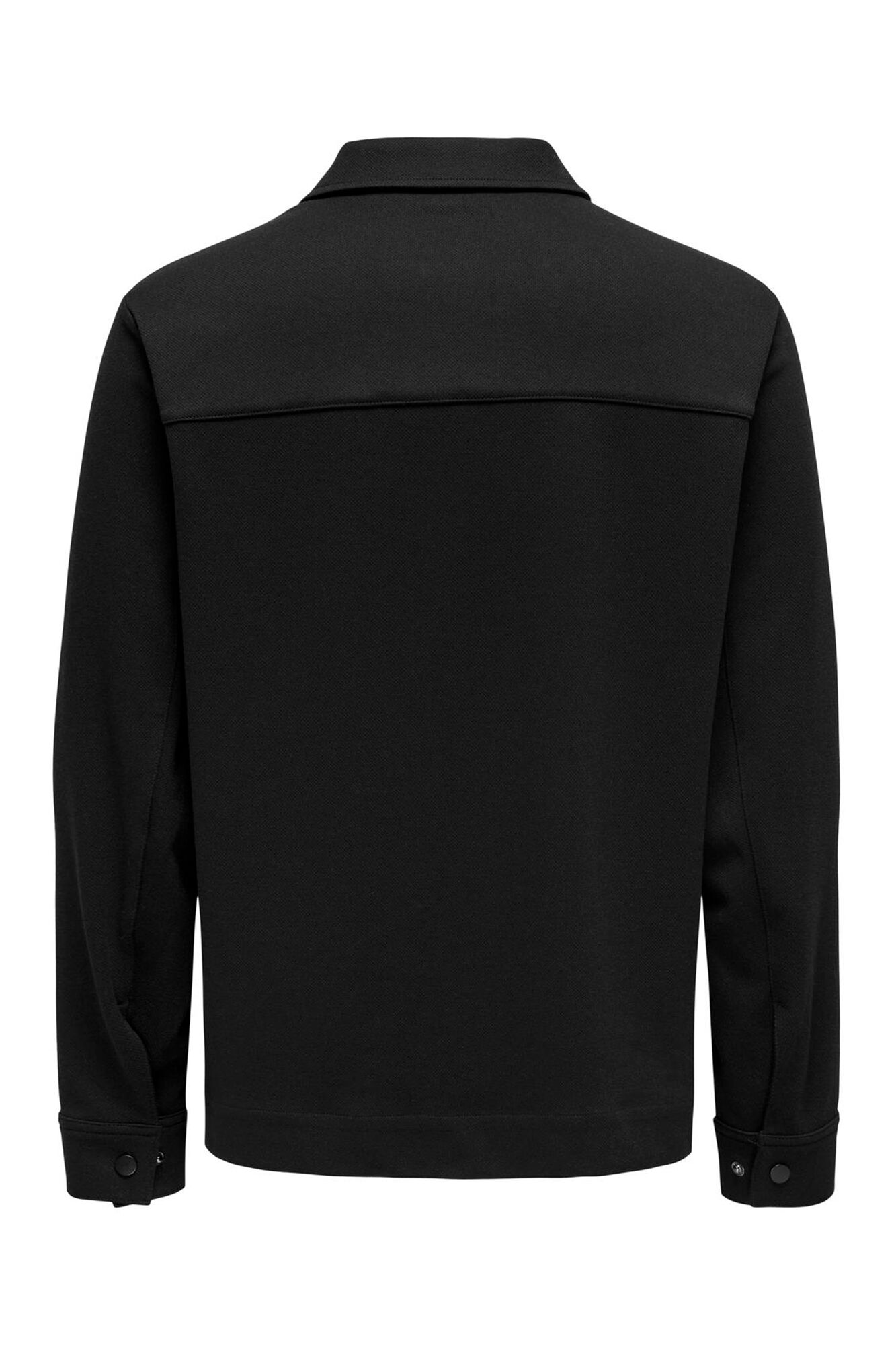 Only & Sons Overshirt masculino com bolsos frontais