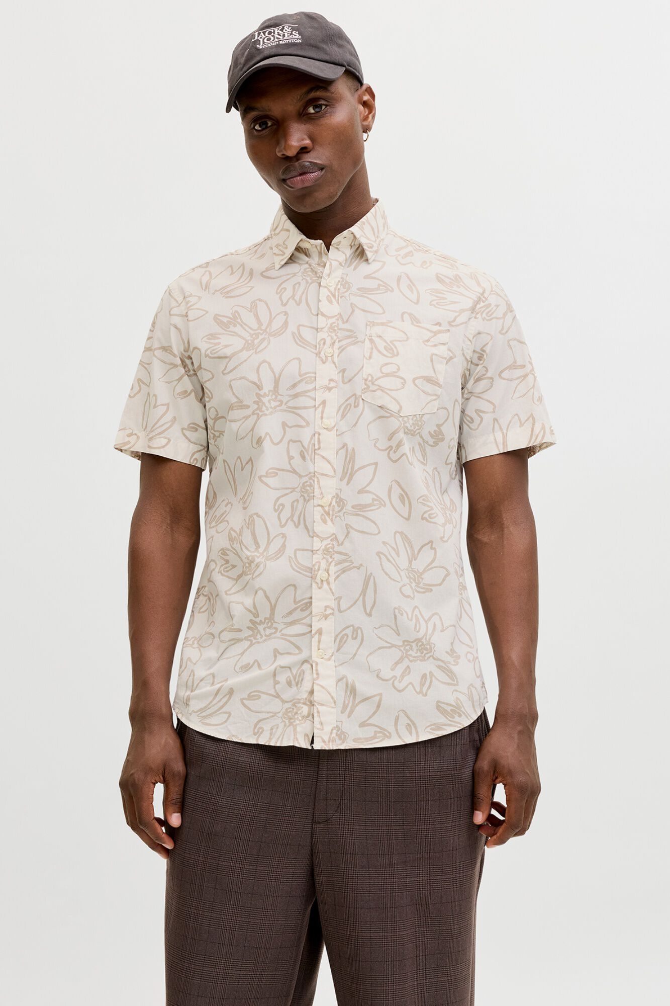 Jack & Jones Camisa regular fit estampada