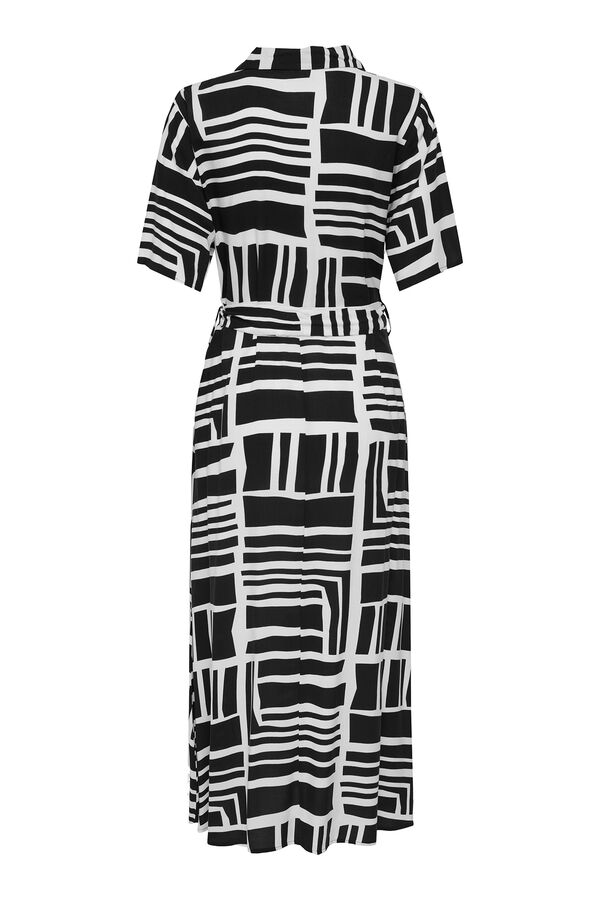 JDY Vestido midi camisero azul