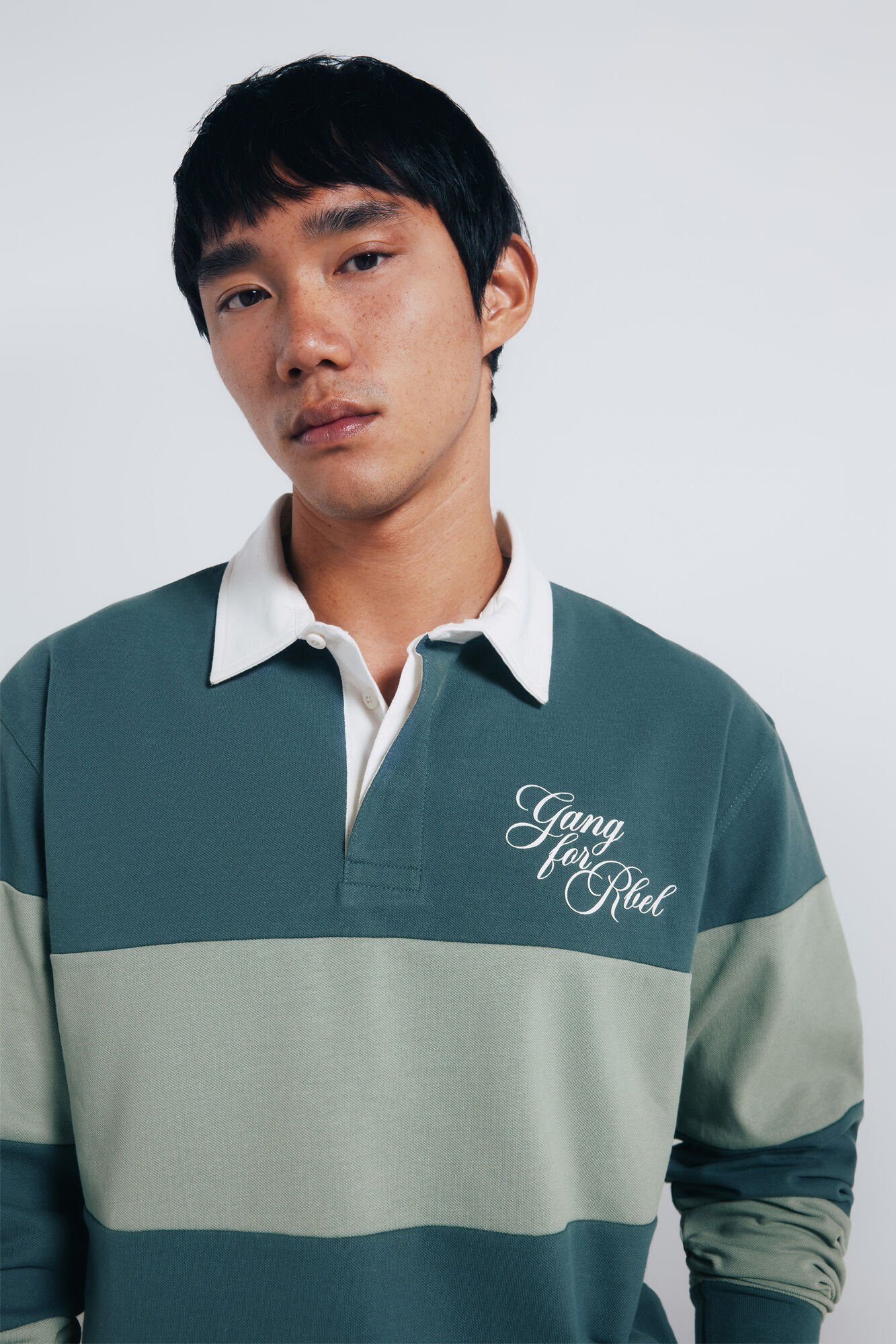 Springfield Polo rugby manga larga