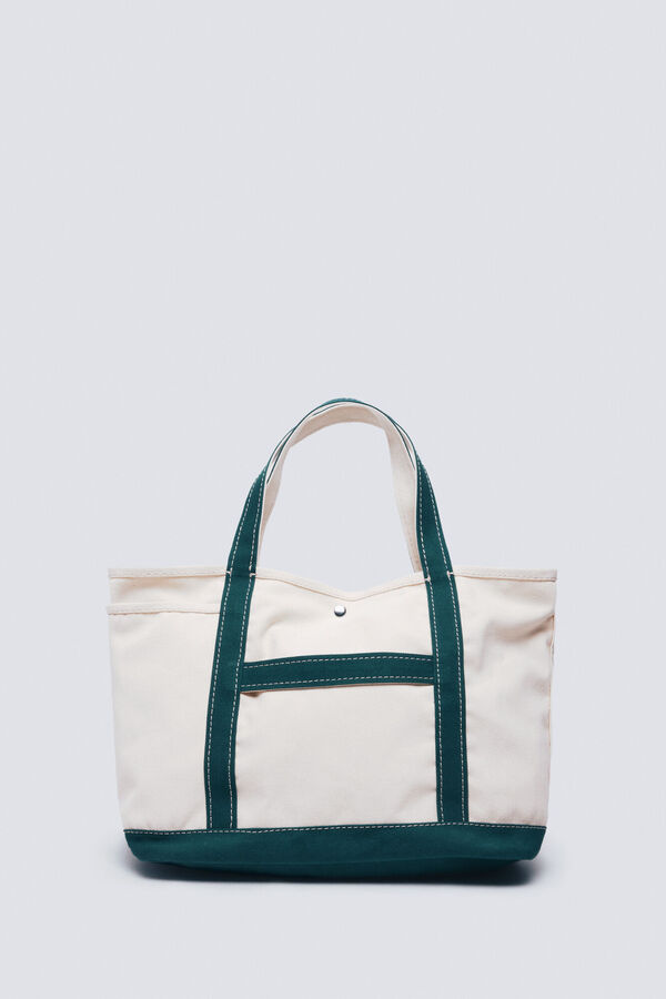 Springfield Bolsa de viaje tejido canvas marfil