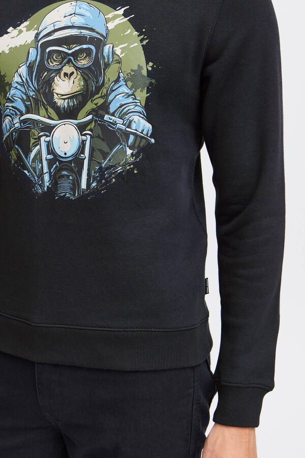 Blend Sudadera cuello redondo negro