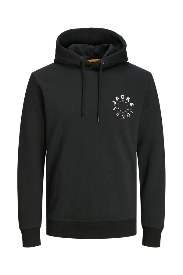 Jack & Jones PLUS Sudadera capucha regular fit Plus negro