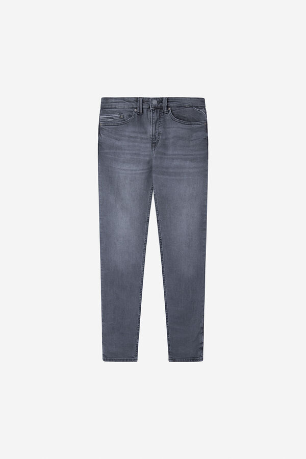 Springfield Jeans skinny gris lavado gris oscuro