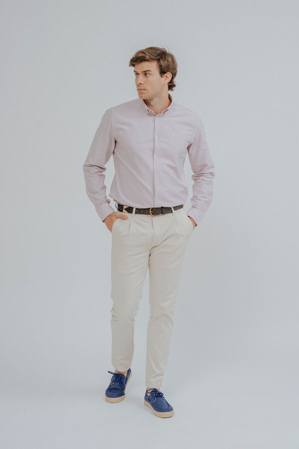 Celopman Camisa oxford rojo