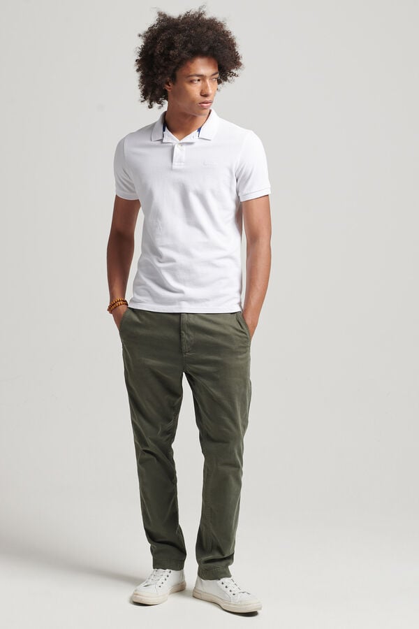 Superdry Classic Piqu&eacute; Polo Superdry blanco
